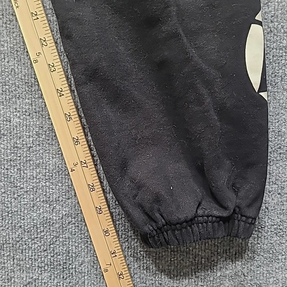 Memory Lane LA Sweatpants Men Medium Black Cotton Streetwear Logo Joggers